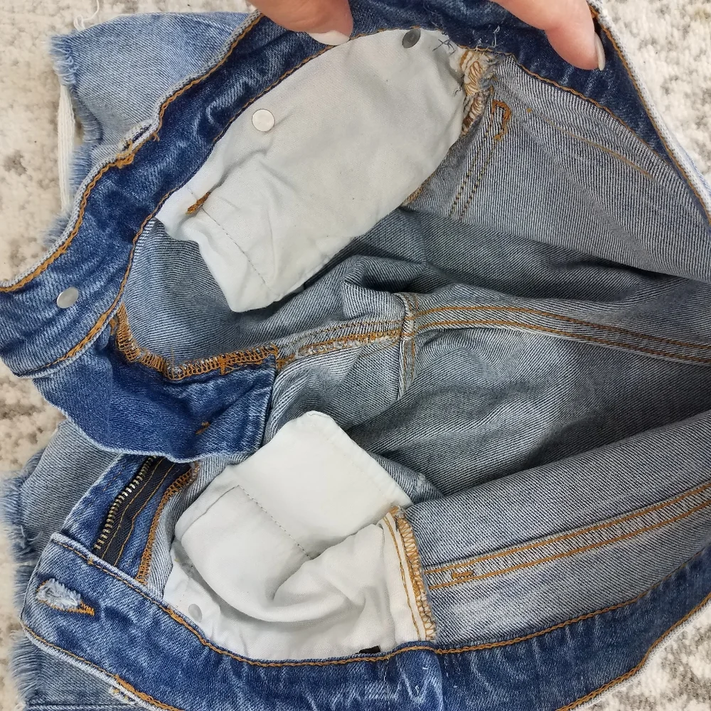 Zara Denim Long Shorts/Jorts